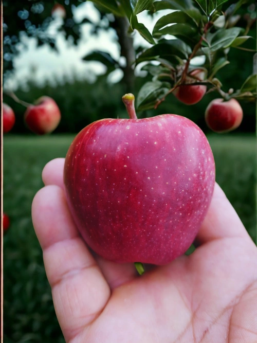 Royal Delicious apples freshly harvested from Himachal orchard