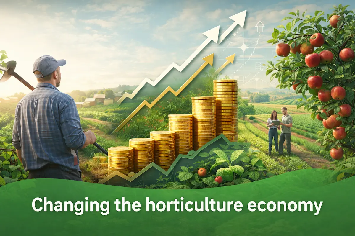 Changing the horticulture economy through sustainable farming and modern orchard practices